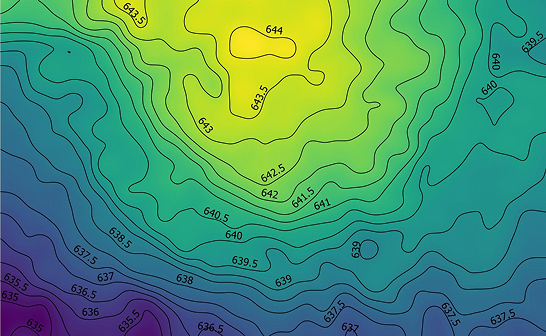 Contour map