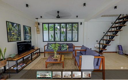 Villa in 360 tour